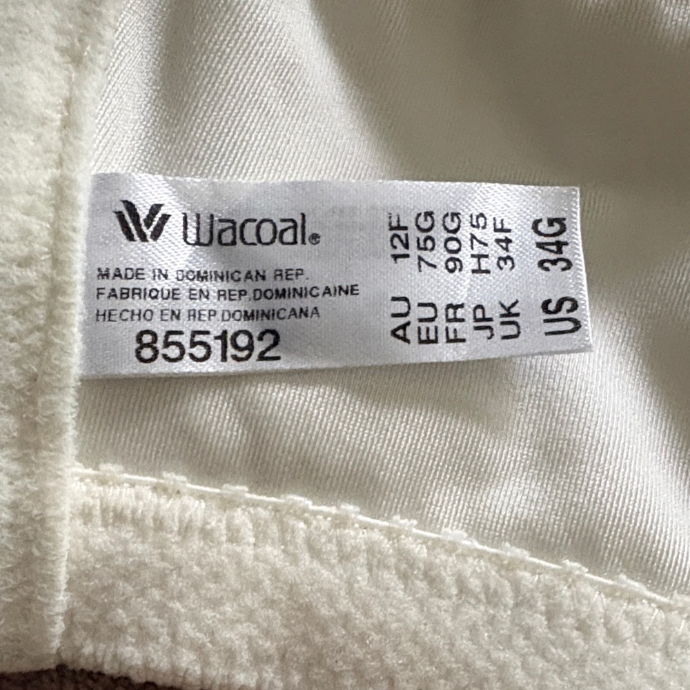 Wacoal White Full-Coverage Underwire Bra - Picture 4 of 5